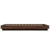 vidaXL Bed Frame without Mattress Brown Oak 90x190 cm Single