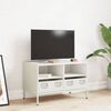 vidaXL TV Cabinet White 68x39x43.5 cm Cold-rolled Steel