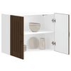 vidaXL Kitchen Wall Cabinet Lucca Brown Oak Engineered Wood