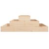 vidaXL Planter 80x80x27 cm Solid Wood Pine