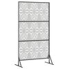 vidaXL Privacy Screen Grey 100 x 50 x 180 cm Steel