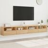 vidaXL TV Wall Cabinets 2 pcs Sonoma Oak 100x30x30 cm Engineered Wood