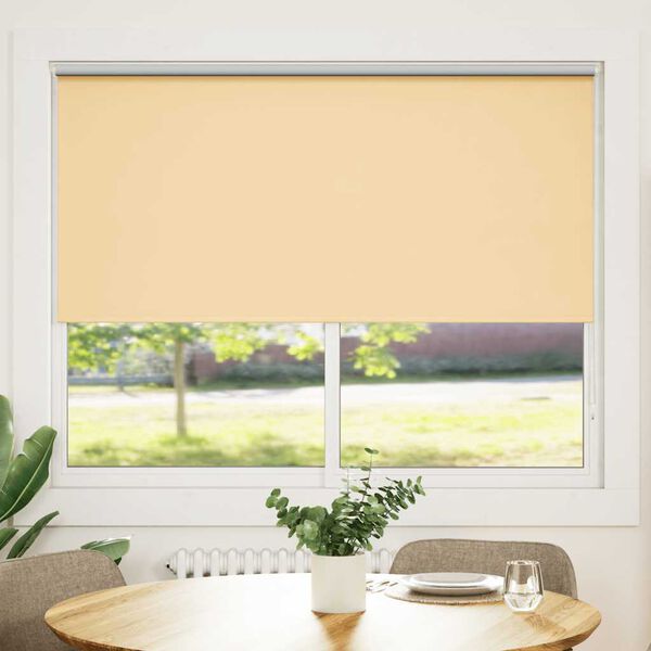 Roller blind blackout 140 x 175 cm beige