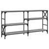 vidaXL Console Table Grey Sonoma 150x29x76.5 cm Engineered Wood