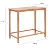 vidaXL Garden Bar Table 120x65x110 cm Solid Teak Wood