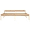 vidaXL Bed Frame without Mattress with 4 Drawers Solid Wood 180x200 cm Super King