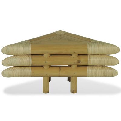 vidaXL Bedside Tables 2 pcs 60x60x40 cm Bamboo Natural