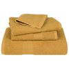 vidaXL 6 Piece Towel Set "FROGN" Gold 360 gsm