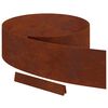 vidaXL Lawn Edging 450 x 20 cm Weathering Steel Rusty