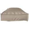 vidaXL Pallet Cushion Set 2 pcs Taupe 120 x 40 x 8 cm Oxford Fbric