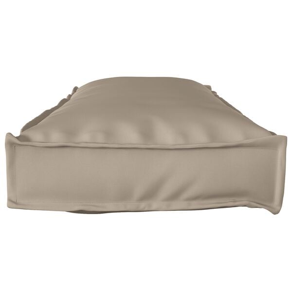 vidaXL Pallet Cushion Set 2 pcs Taupe 120 x 40 x 8 cm Oxford Fbric
