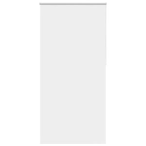 vidaXL Roller Blind Blackout White 115x210 cm Fabric Width 110.7 cm Polyester