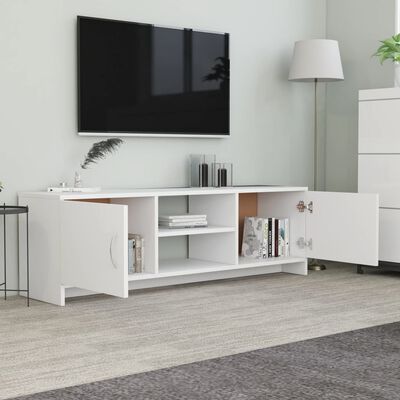 vidaXL TV Cabinet White 120x30x37.5 cm Engineered Wood