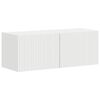 vidaXL TV Wall Cabinet 2 pcs White Engineered Wood