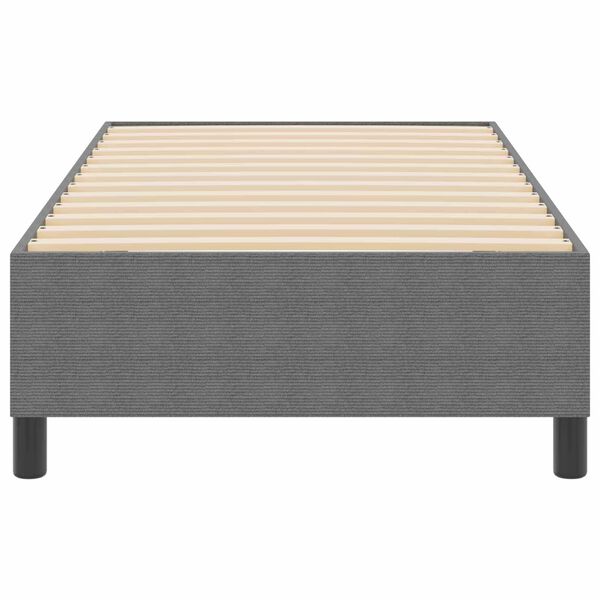 vidaXL Platform Bed Frame Light Grey 90 x 200 cm Fabric