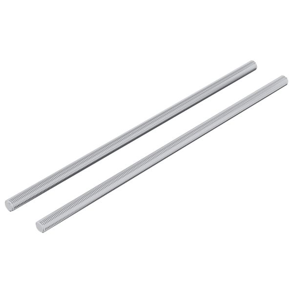 vidaXL Threaded Rod 2 pcs Silver 6 x 170 mm Steel