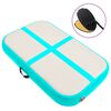 vidaXL Inflatable Gymnastics Mat with Pump 60x100x15 cm PVC Green