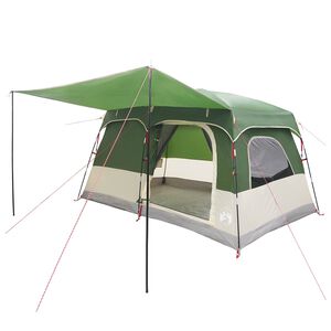 vidaXL Family Tent 6-Person Green Polyester