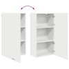 vidaXL Hanging Cabinet White 50 x 31 x 100 cm Engineered Wood