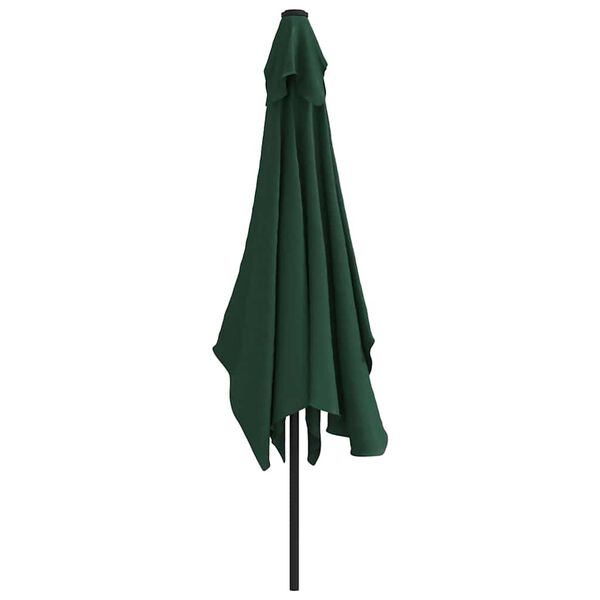 vidaXL Garden Parasol 200 x 300 cm Green Rectangular