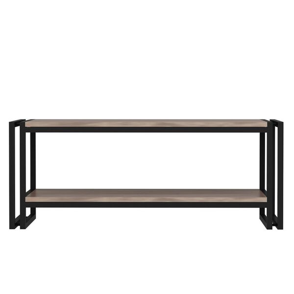 Homemania Coffee Table Lesa 102x45x40cm Black and Walnut