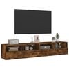 vidaXL TV Wall Cabinets 2 pcs Smoked Oak 80x30x30 cm Engineered Wood