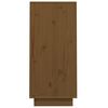 vidaXL Console Cabinet Honey Brown 60x34x75 cm Solid Wood Pine
