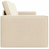 vidaXL Sofa Bed Cream 245 x 78 x 77 cm Fabric