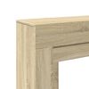 vidaXL Fireplace Surround Sonoma Oak 100x30x87.5 cm Engineered Wood