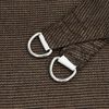 vidaXL Sunshade Sail 160 g/m² Brown 6x6 m HDPE