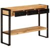 vidaXL Console Table 110x30x76 cm Solid Wood Mango