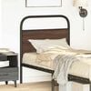 vidaXL Replace Headboard Brown Oak 75 cm Steel and Engineered Wood