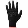 vidaXL Work Gloves 24 pcs Black 7 / S Polyester