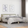 vidaXL Bed Frame without Mattress Sonoma Oak 180x200 cm Super King