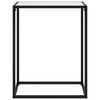 vidaXL Console Table White 60x35x75 cm Tempered Glass
