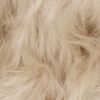 vidaXL Faux Sheepskin Rug Tafalla Beige Ø 200 cm Polyester