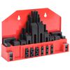 vidaXL 58 Pieces Clamping Set Steel T Slot M10