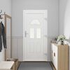 vidaXL Front Door White 110x210 cm PVC