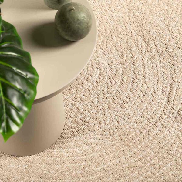 vidaXL Rug ZIZUR Beige 60x110 cm Jute Look Indoor and Outdoor