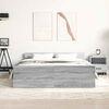 vidaXL Bed Frame without Mattress Grey Sonoma 140x200 cm