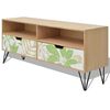 vidaXL TV Cabinet MDF 120x30x50 cm Brown