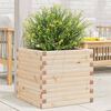 vidaXL Garden Planter 50x50x46 cm Solid Wood Pine