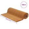 vidaXL Door Mat Natural 80x100 cm Tufted Coir