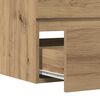 vidaXL Bathroom Hanging Cabinet Artisian Oak 80x38.5x45 cm Engineered Wood