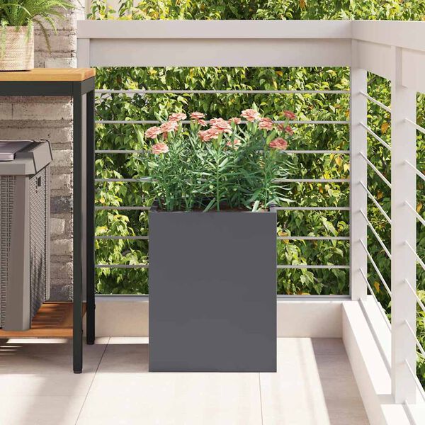 vidaXL Garden Planter Anthracite Cold-rolled steel