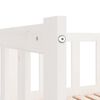 vidaXL Day Bed with Trundle without Mattress White 90x190 cm Single Solid Wood