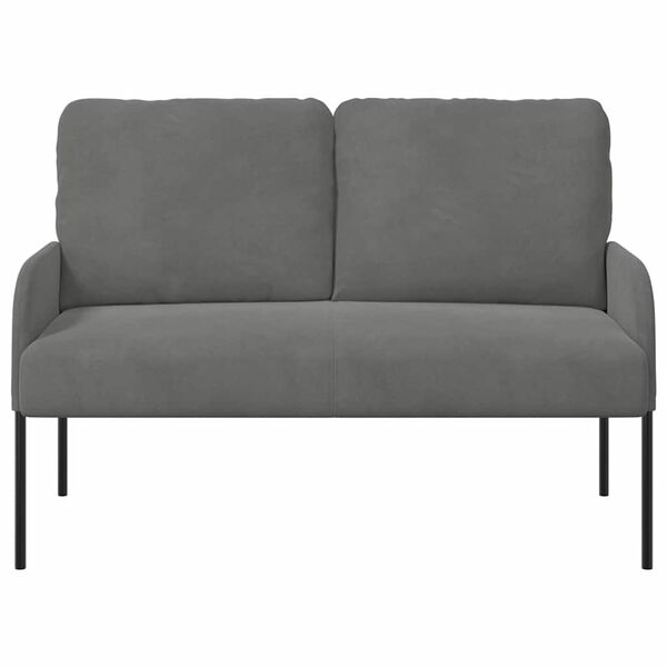 vidaXL Sofas with Cushion Dark Grey 115 x 56 x 80 cm Plywood