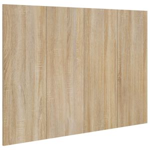 vidaXL Bed Headboard Sonoma Oak 120x1,5x80 cm Engineered Wood