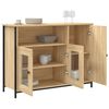vidaXL Sideboard Sonoma Oak 100x35x75 cm Engineered Wood