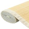 vidaXL Rug Bamboo 160x230 cm Natural